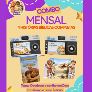 Combo mensal- Tema: Confiar e obedecer a Deus