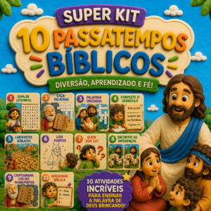 Super Kit – 10 Passatempos Bíblicos